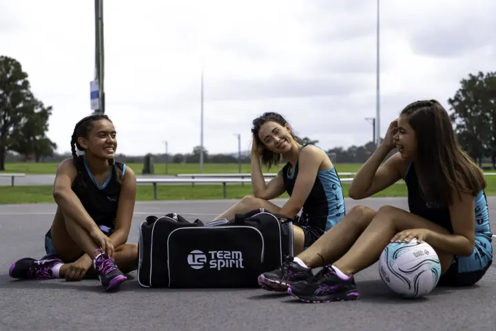 Stylish custom netball uniforms showcasing team spirit
