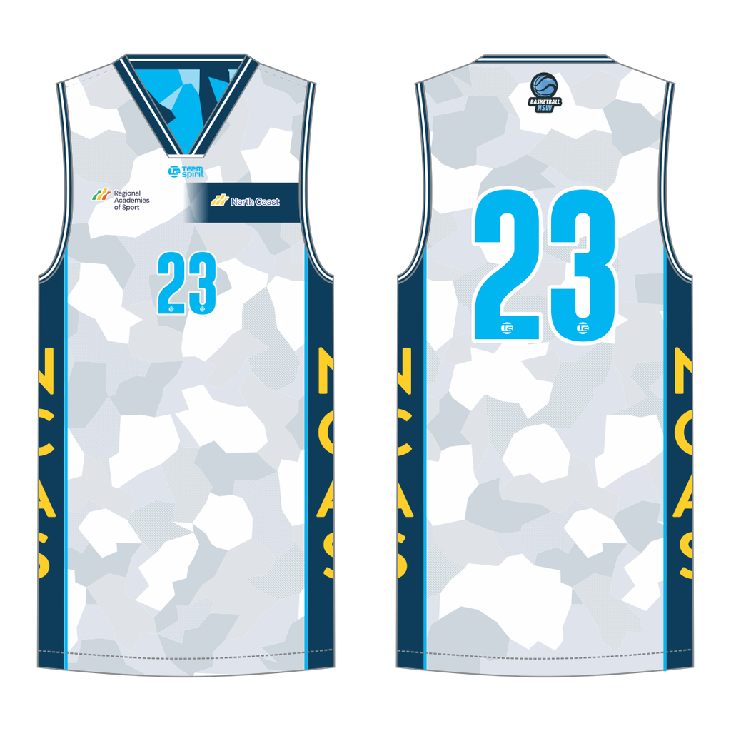 NCAS Basketball Reversible Singlet