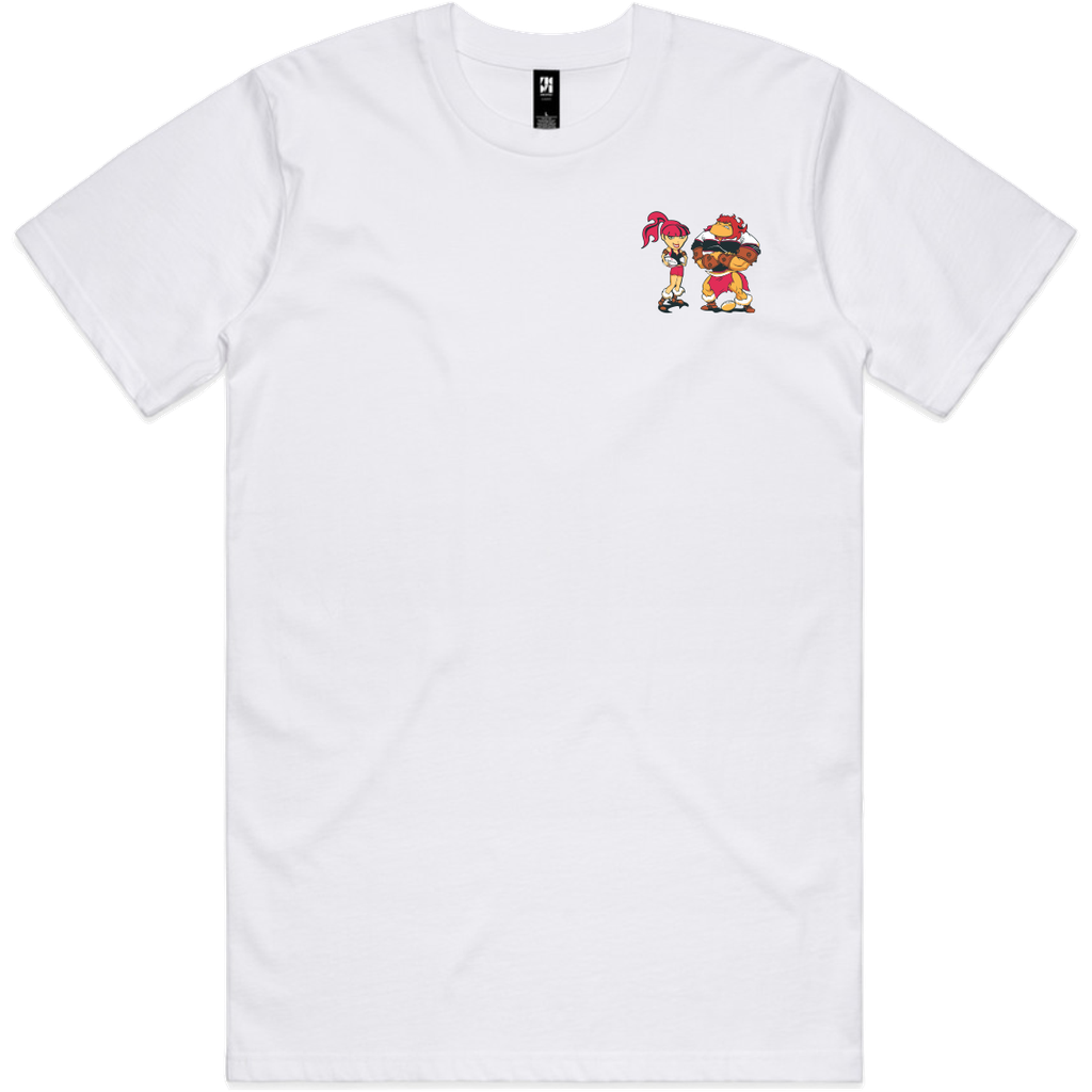 Armidale Barbarians White Tee Shirt