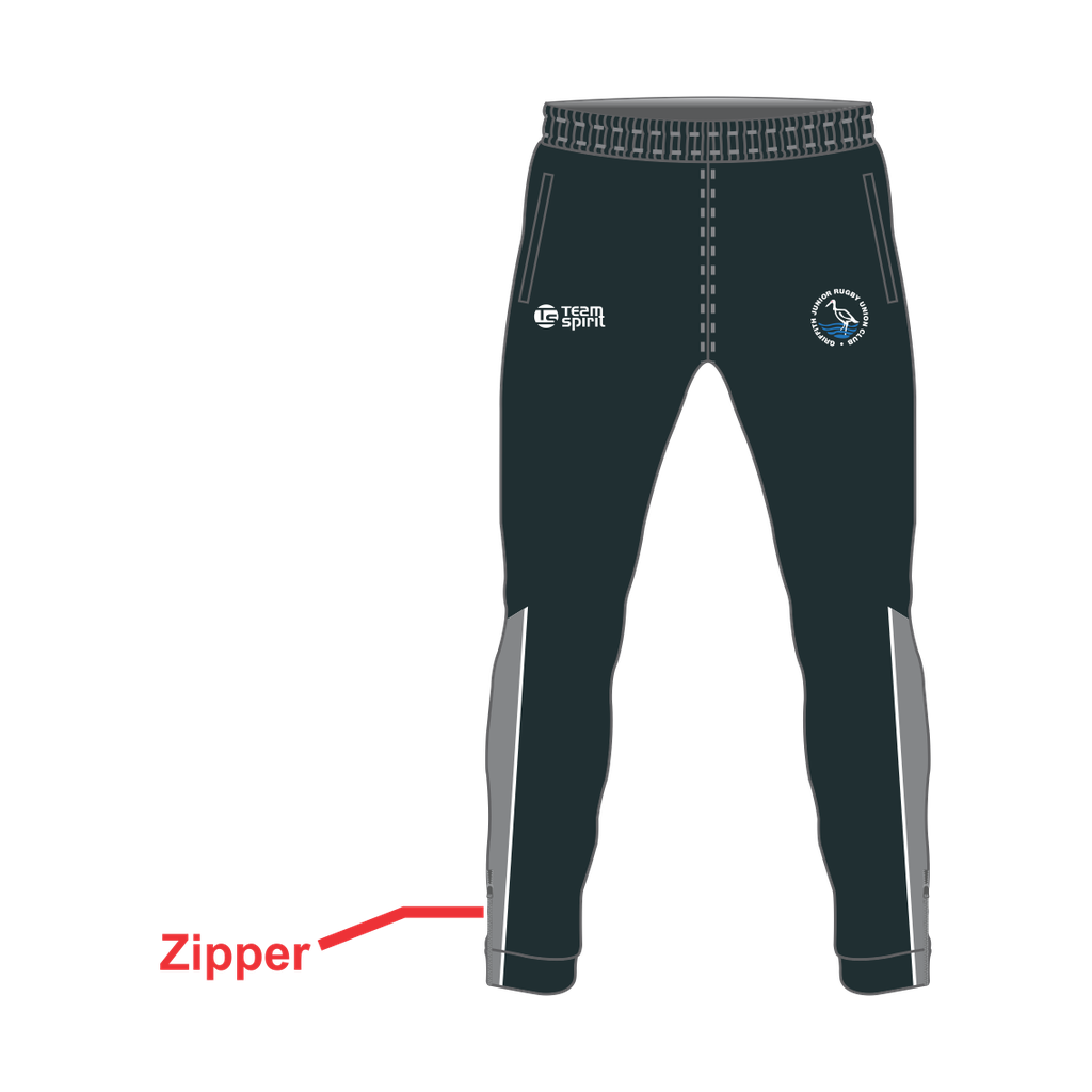Griffith Junior Rugby Track Pants with Zip