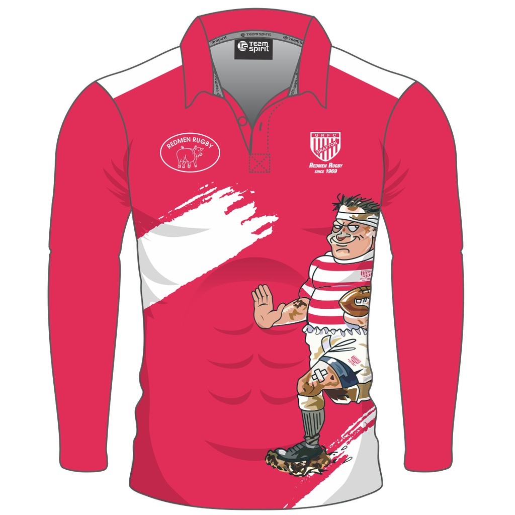 Grafton Redmen Fishing Shirt Long Sleeve