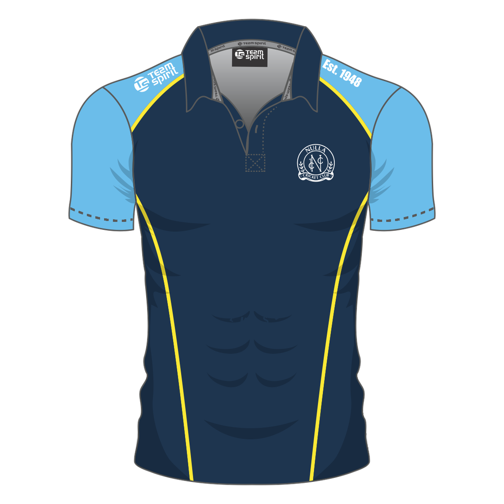 Nulla Cricket Mens Club Polo Shirt