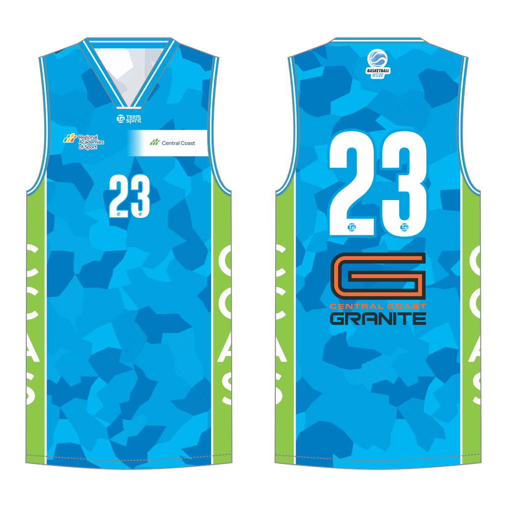 CCAS Basketball Reversible Singlet